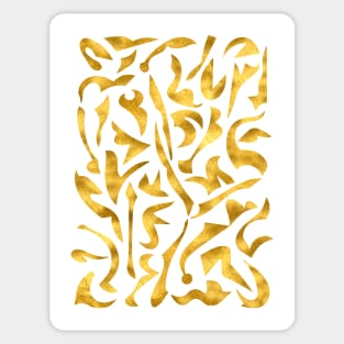 Harmony in Gold Sticker